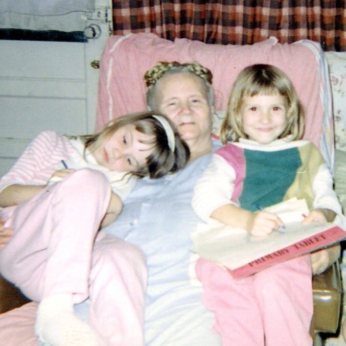 Effie Brock and Her Youngest Granddaughters