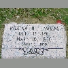 Tombstone in North McAlester Cemetery                                                                            