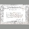 Copy of Memorial Certificate sent after Ruben's Death in WWI